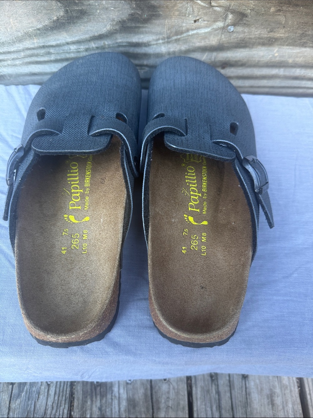Birkenstock Black Slip-On Clog Mules - Picture 3 of 4